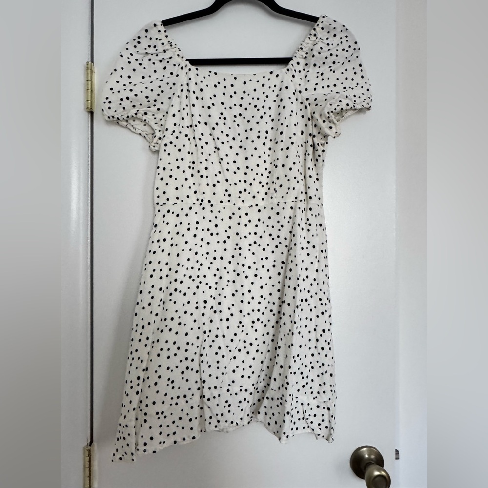 Polka dot mini dress